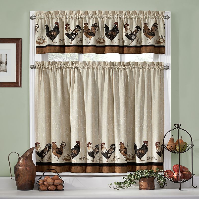 rooster kitchen curtains