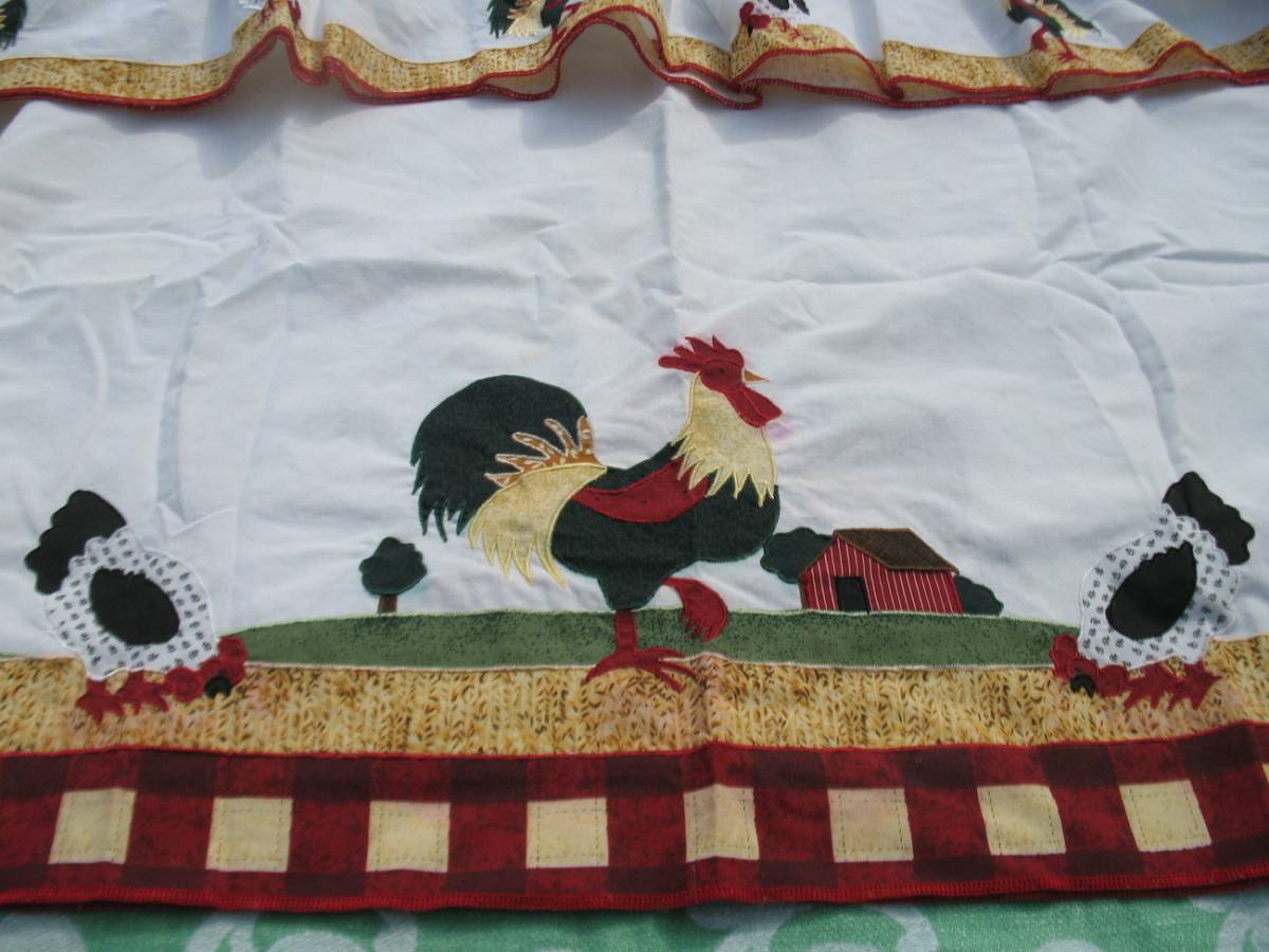 rooster kitchen curtains