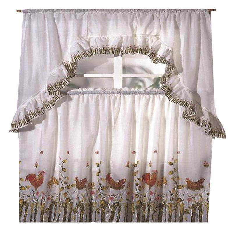 rooster kitchen curtains