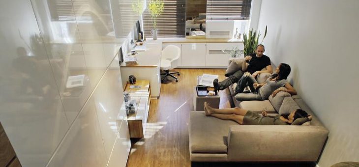 Space Saving Apartment Layout: How to Live Large in a 500 sq ft (46 sq m)