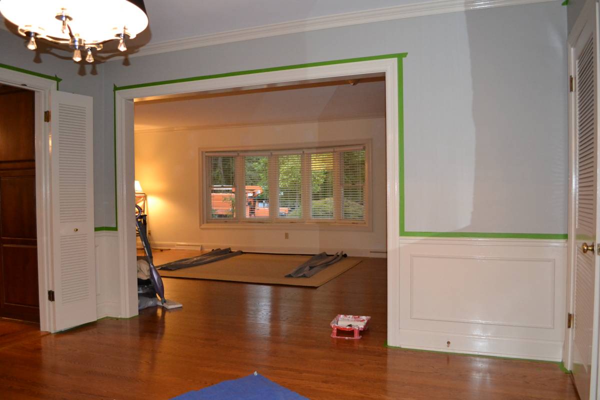 wainscoting dining room diy