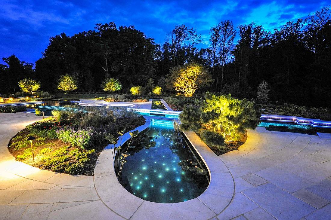 Best Outdoor Lighting Ideas For Pool Or Mini Lake From Whole World