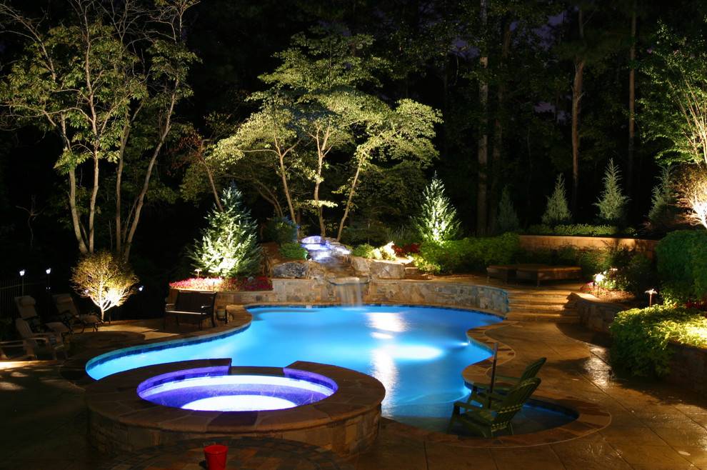 Best Outdoor Lighting Ideas For Pool Or Mini Lake From Whole World