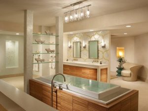 contemporary bathroom lighting ideas