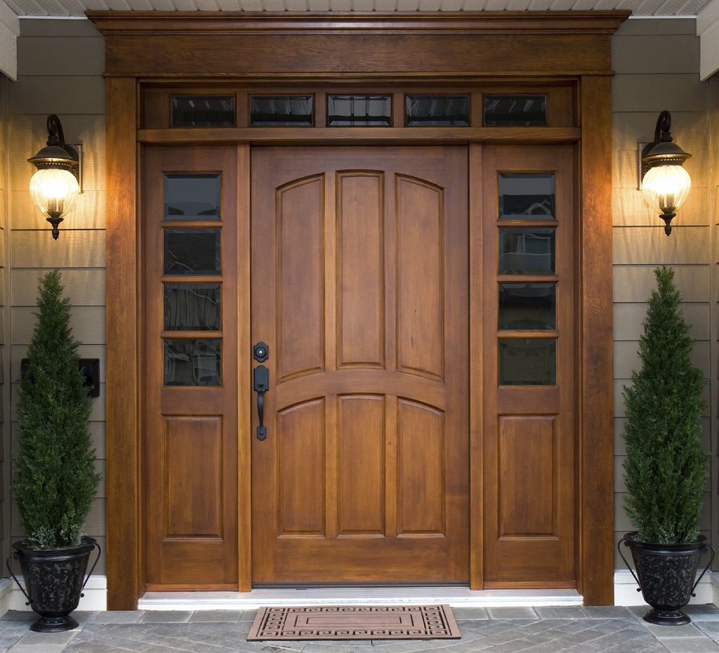 wood front doors for homes