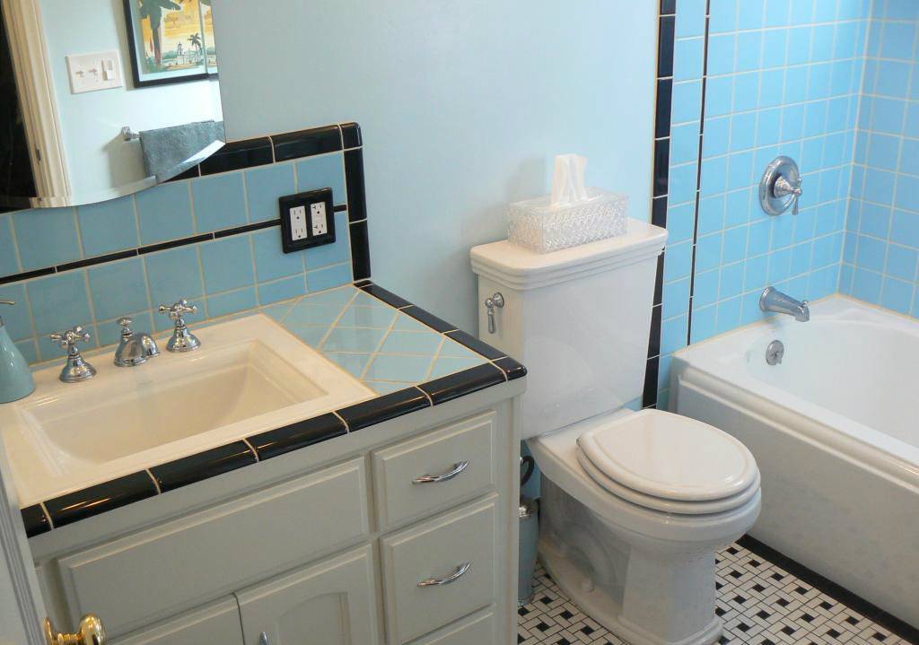 1940s bathroom colors