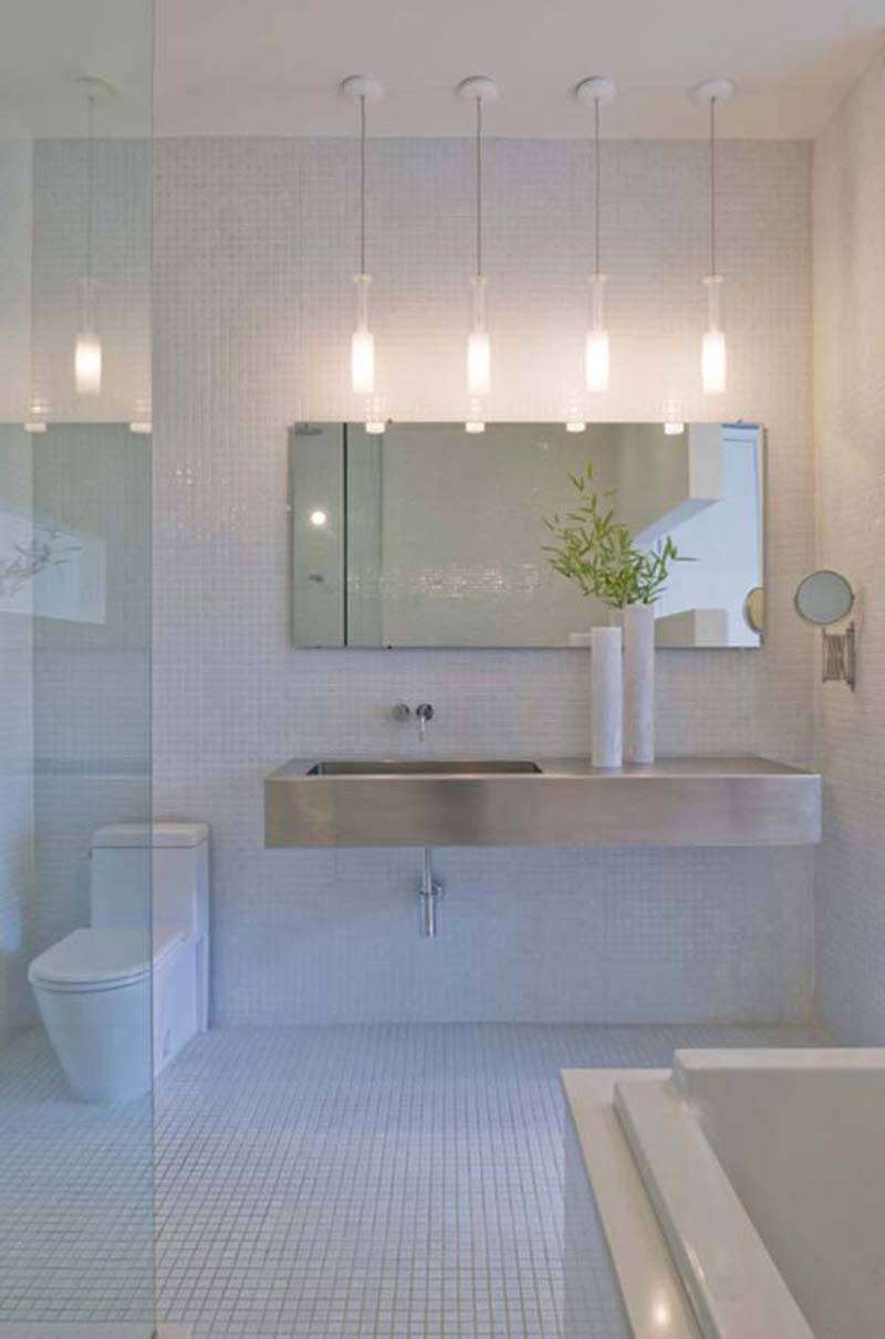 modern bathroom lighting design ideas