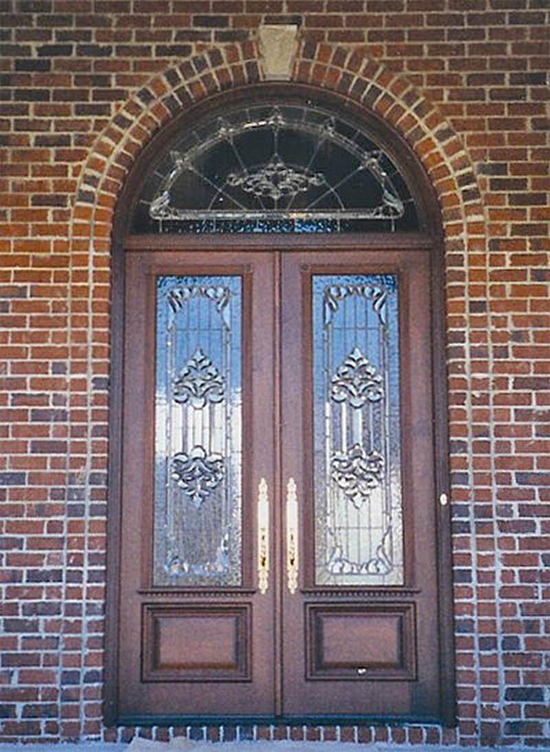 23 - double front doors hardwood