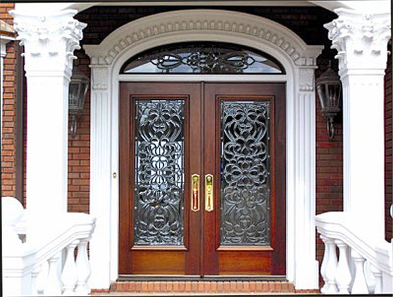 4 - double front doors exterior