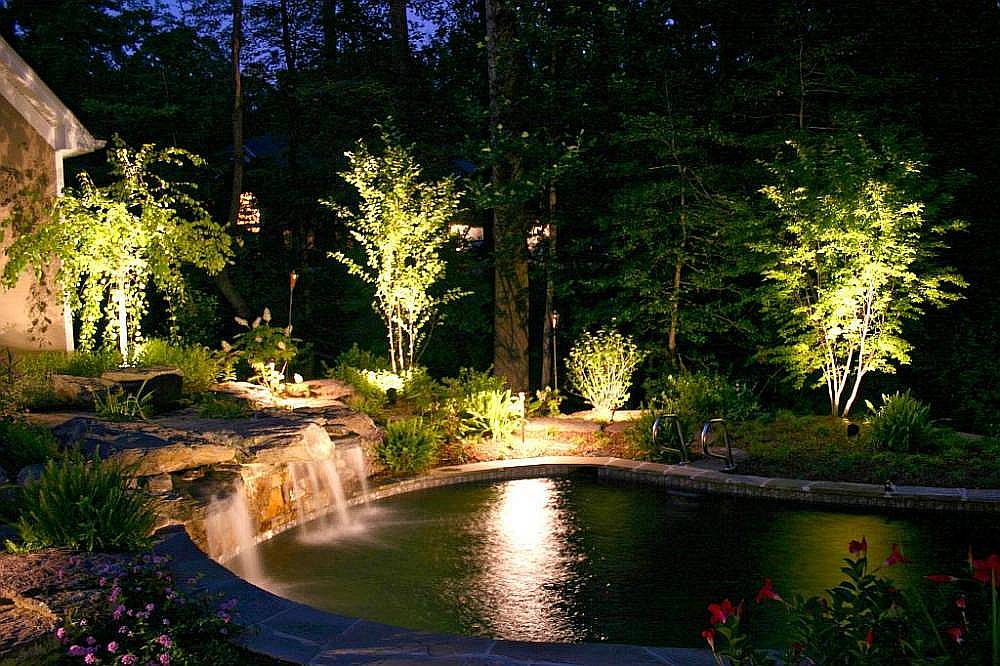 Best Outdoor Lighting Ideas For Pool Or Mini Lake From Whole World