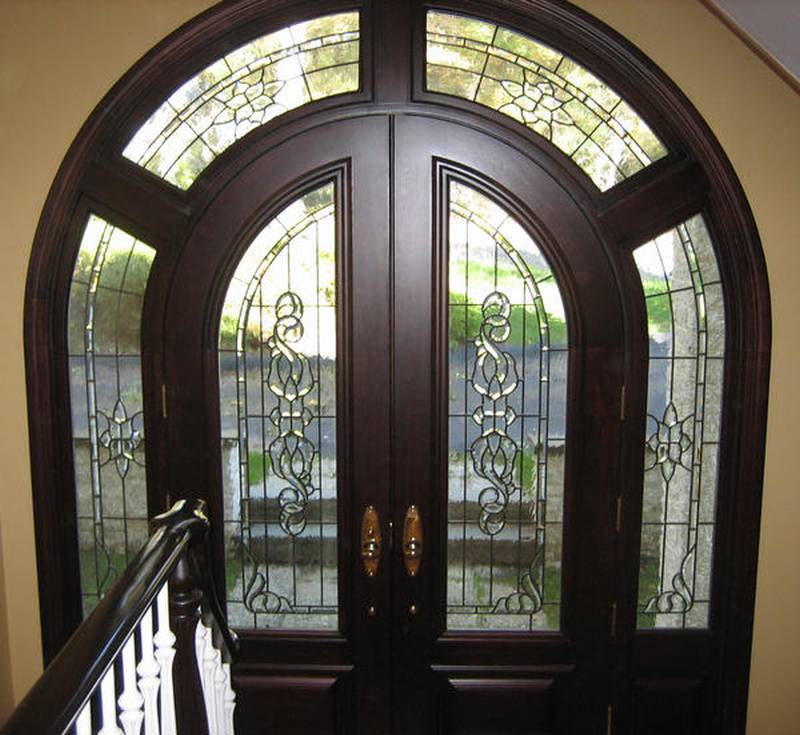 5 - double front doors fiberglass