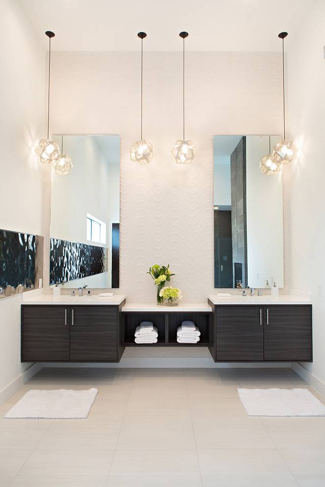 White Vanity Bathroom Design Ideas - Anastasia bogo