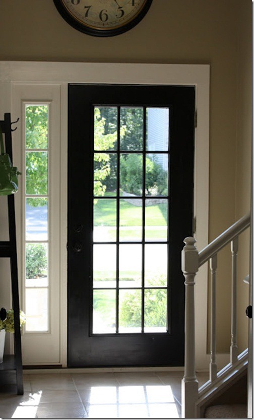 exterior front doors black