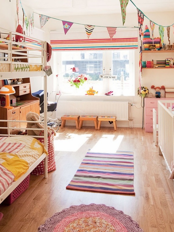 Amazing shared kids room ideas for kids of different ages