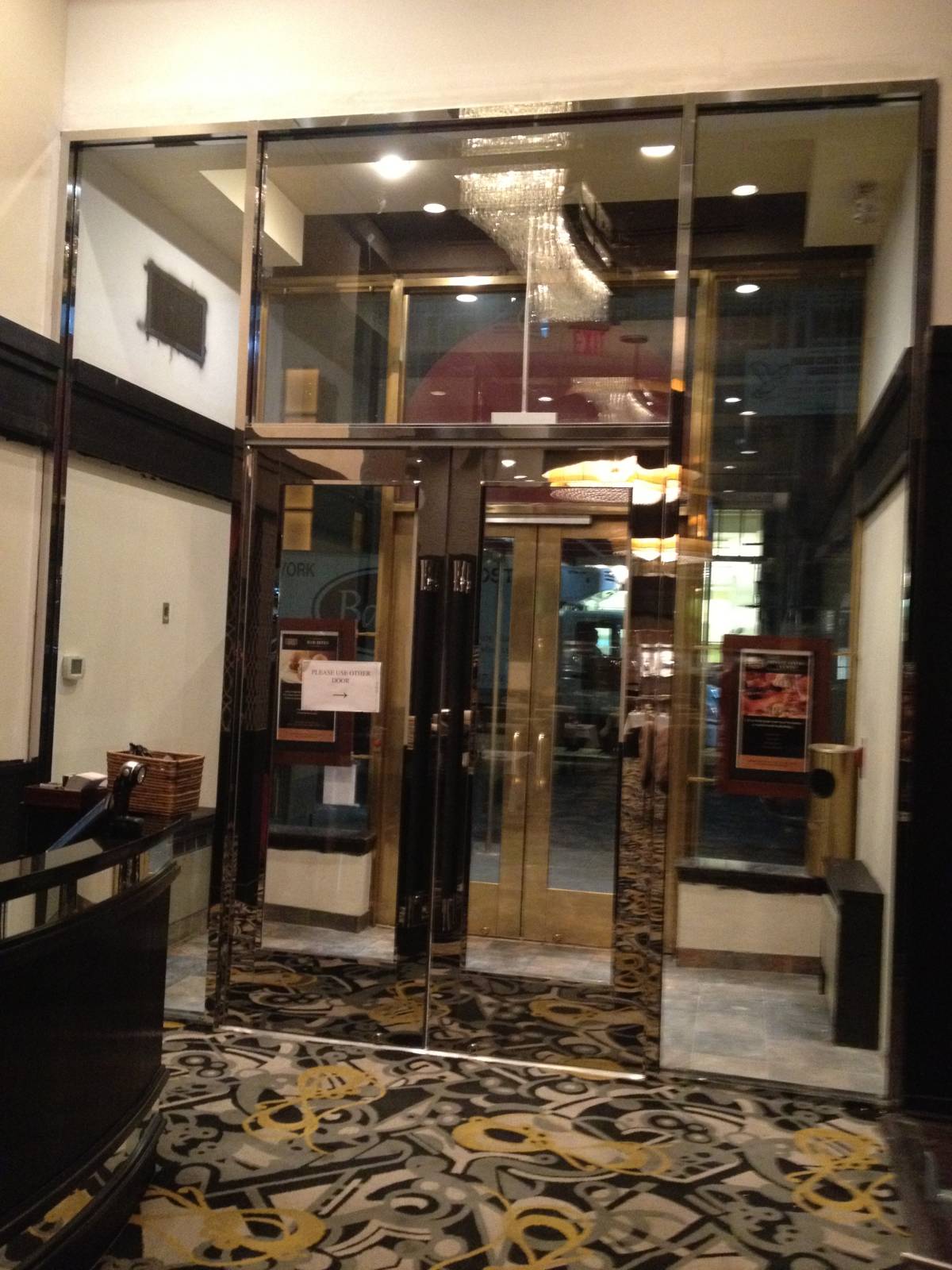 business glass front door