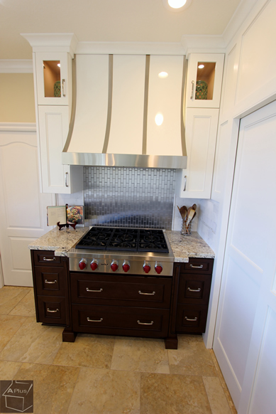 Transitional Style Kitchen Remodel with custom Hood