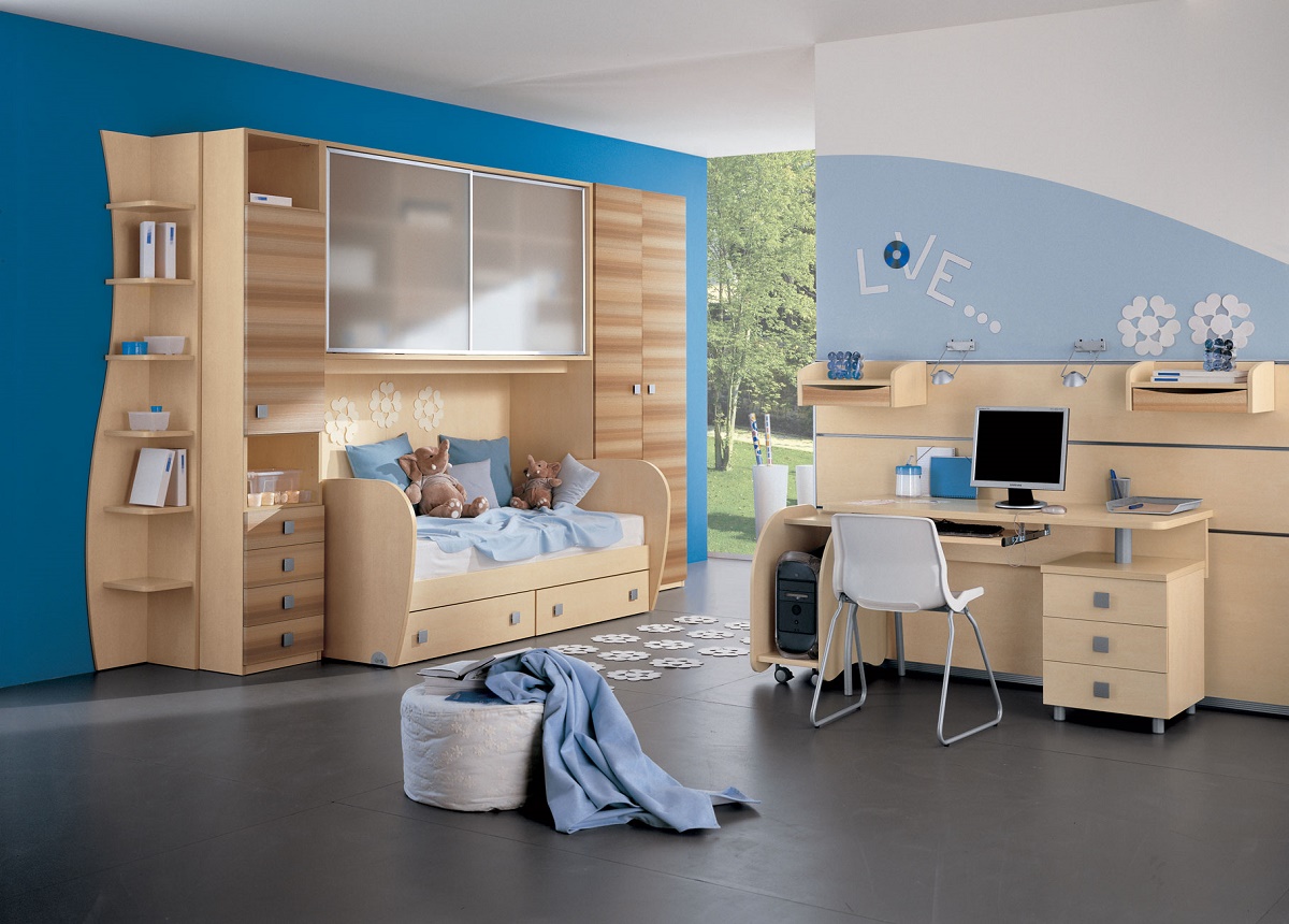 contemporary kids room design ideas with modern furniture