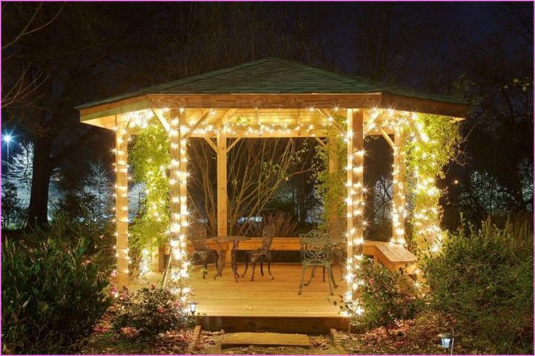 28 Gazebo Lighting Ideas And Projects For Your Backyard Interior