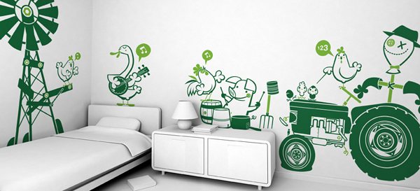 Kids Room Decorating Ideas – Interior Room for your Kids With Wall Art ...
