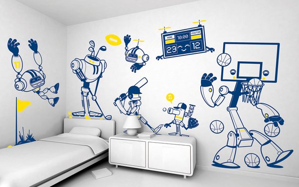 Kids Room Decorating Ideas – Interior Room for your Kids With Wall Art ...