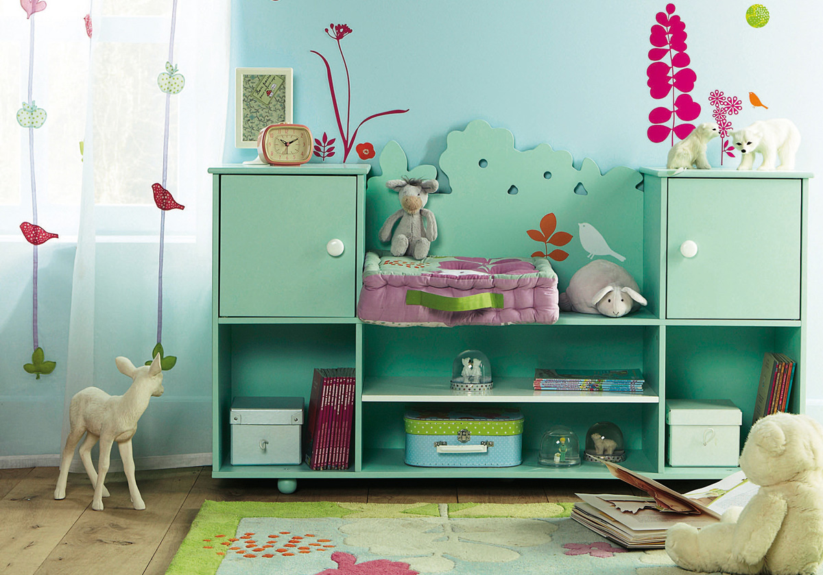 kids room decorating ideas with organizers