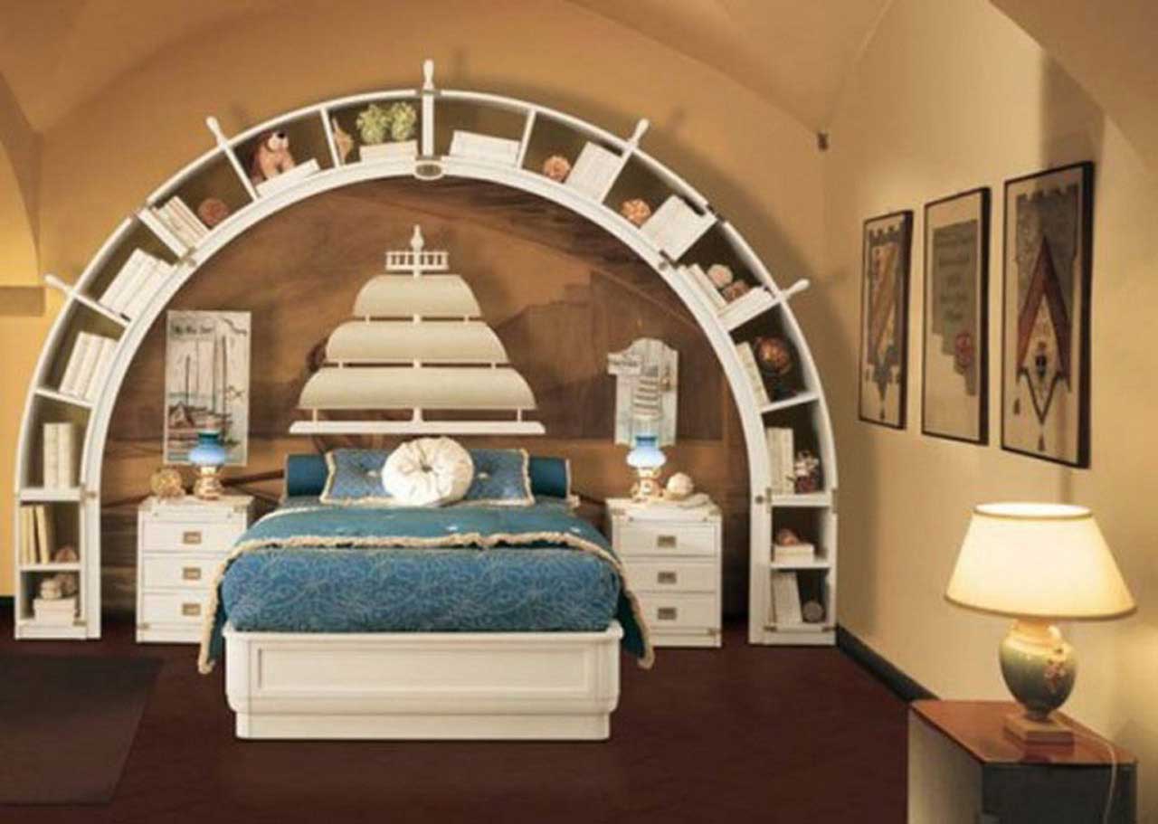 Classic Kids Room Decor Pirate Ship For Boys And Girls Design Ideas With Nice Blue Bedroom Decorating Ideas Pictures Plus Cool Dark Brown Floor Kids Room Decorating Ideas