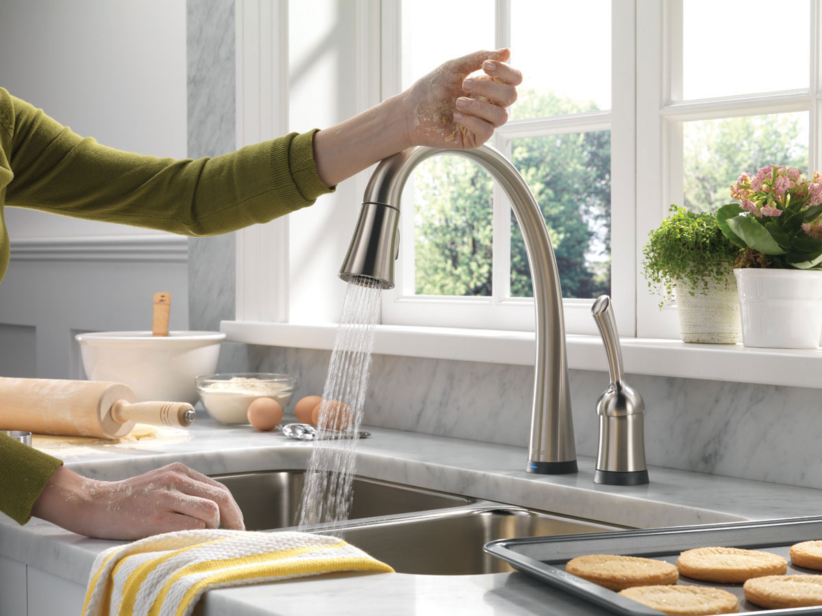 cool modern kitchen faucet design feature