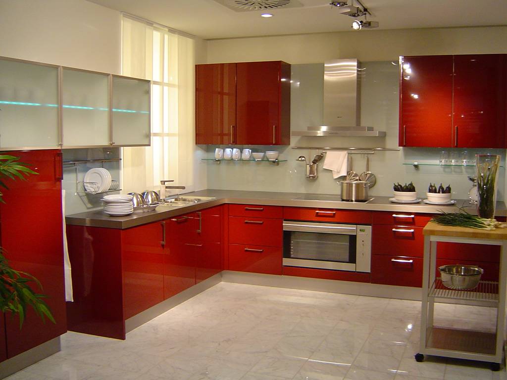 Modern kitchen designs and colours