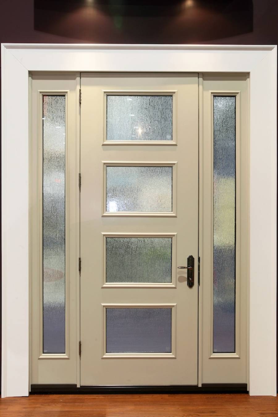 nice cream modern exterior doors