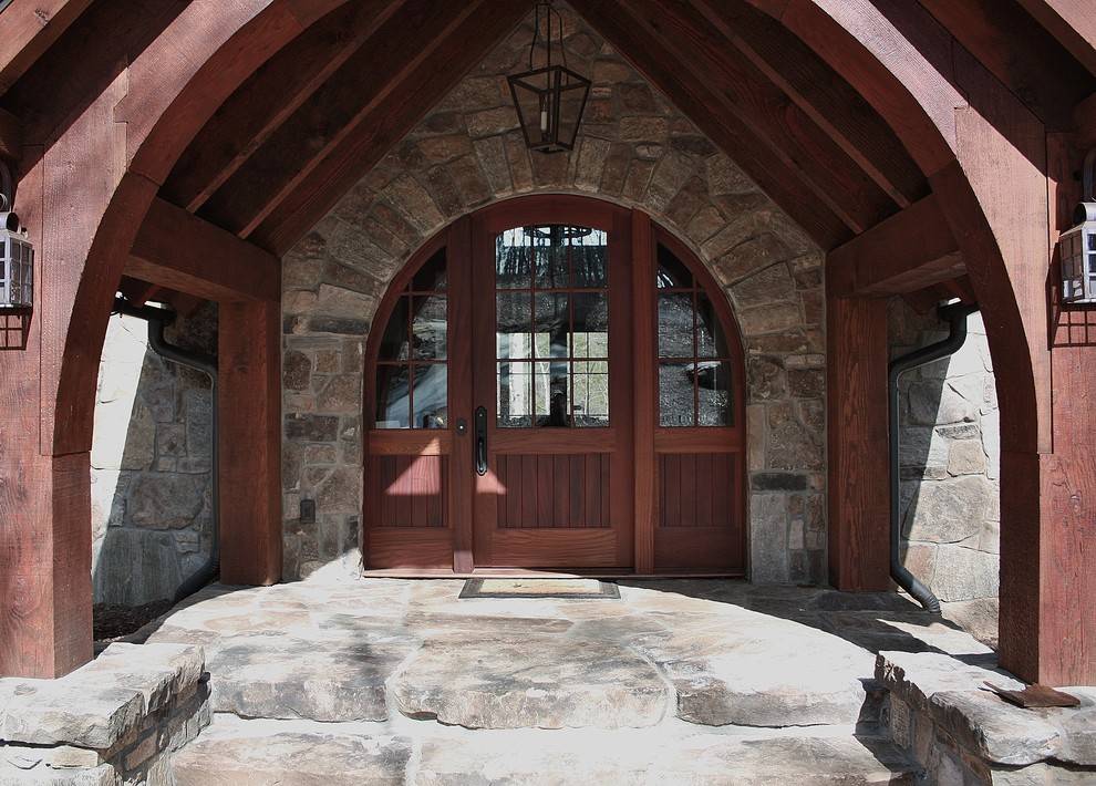 unique-front-doors-Entry-Rustic-with-cedar-front-door-cedar