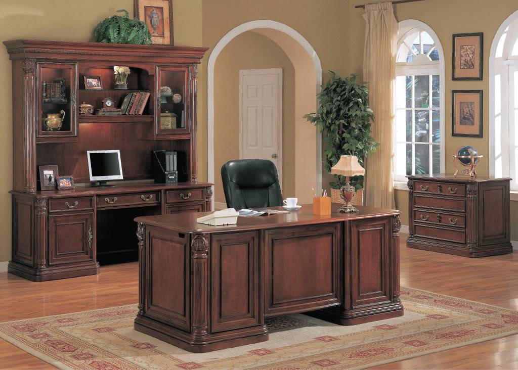 solid wood office furniture