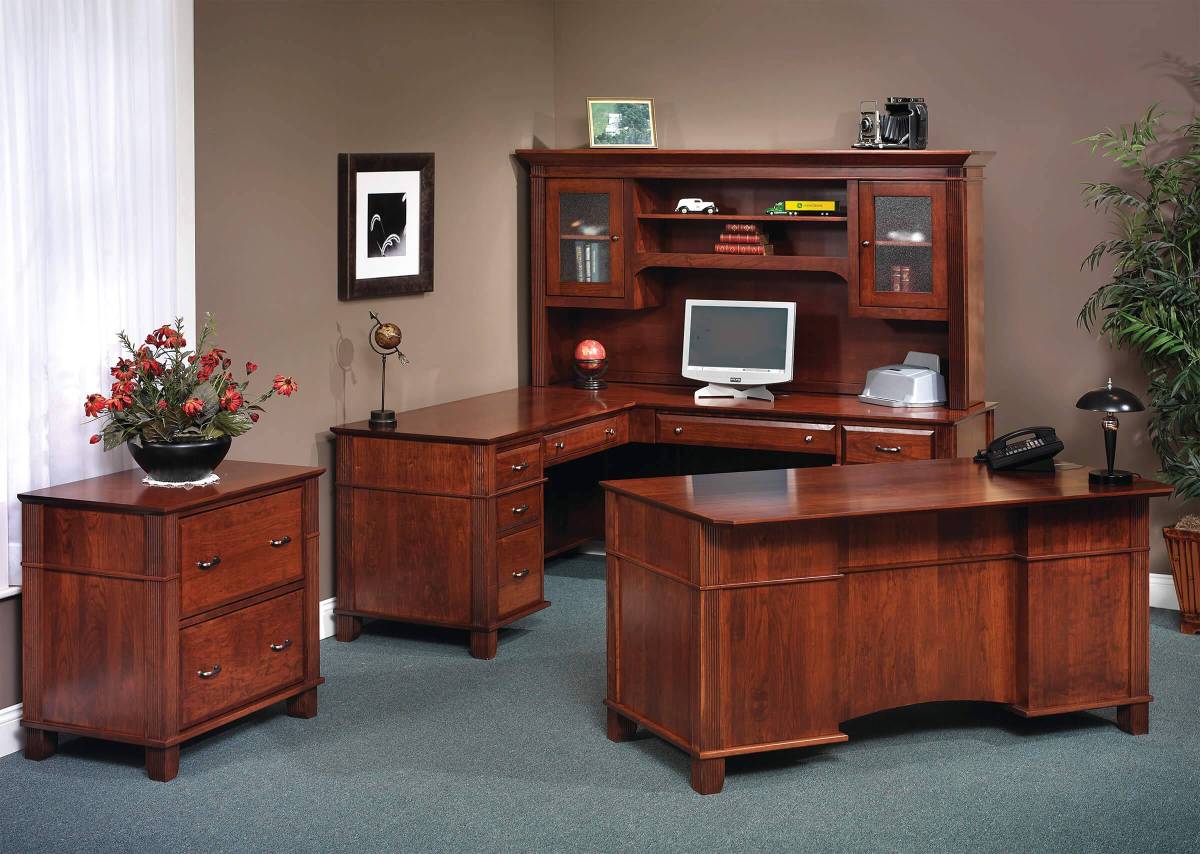affordable solid wood office furniture