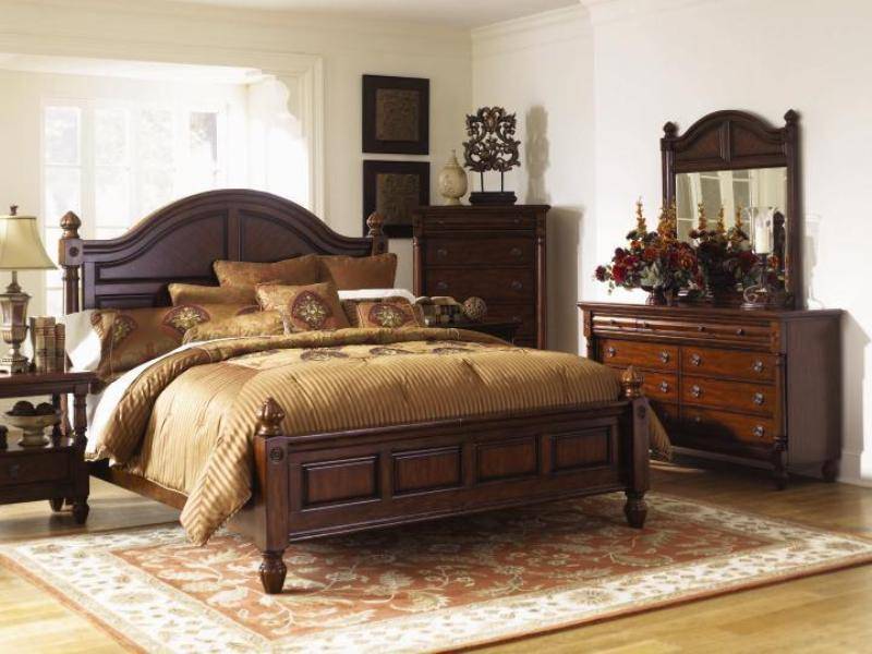 Dark Solid Wood Bedroom Furniture