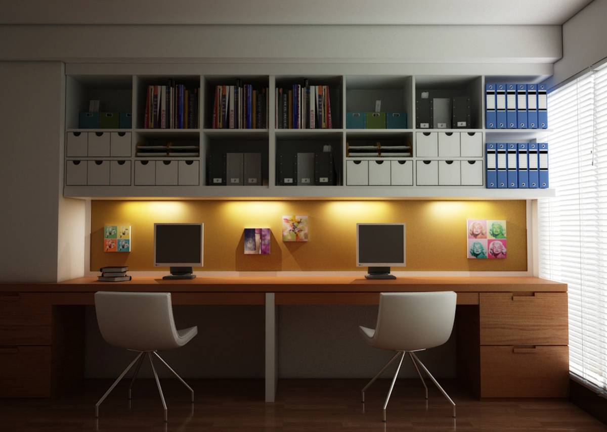 Home office design ideas together with office modern home library