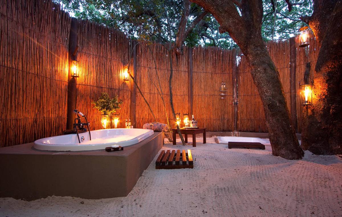 Outdoor bathroom