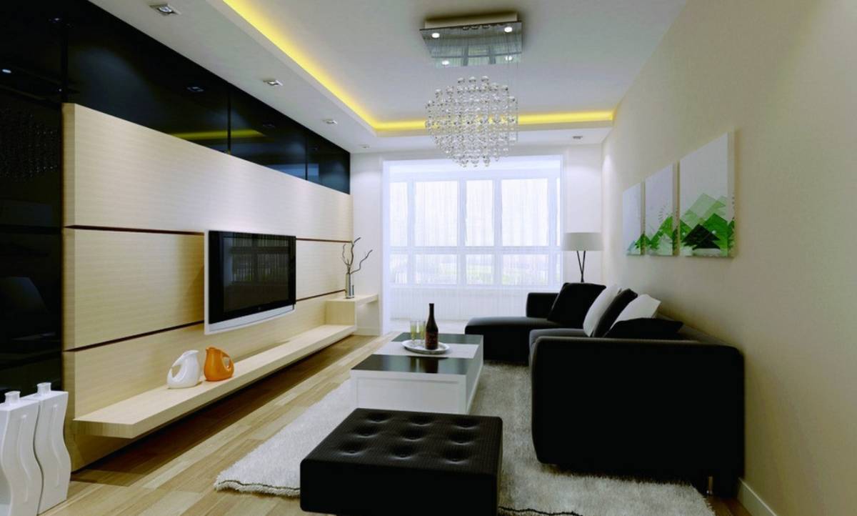 Simple living room interior design