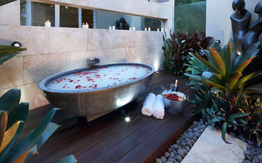 Spa treatment outdoor
