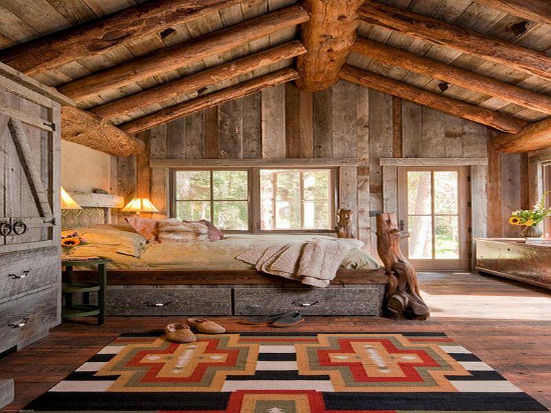 Rustic country bedroom decorating ideas