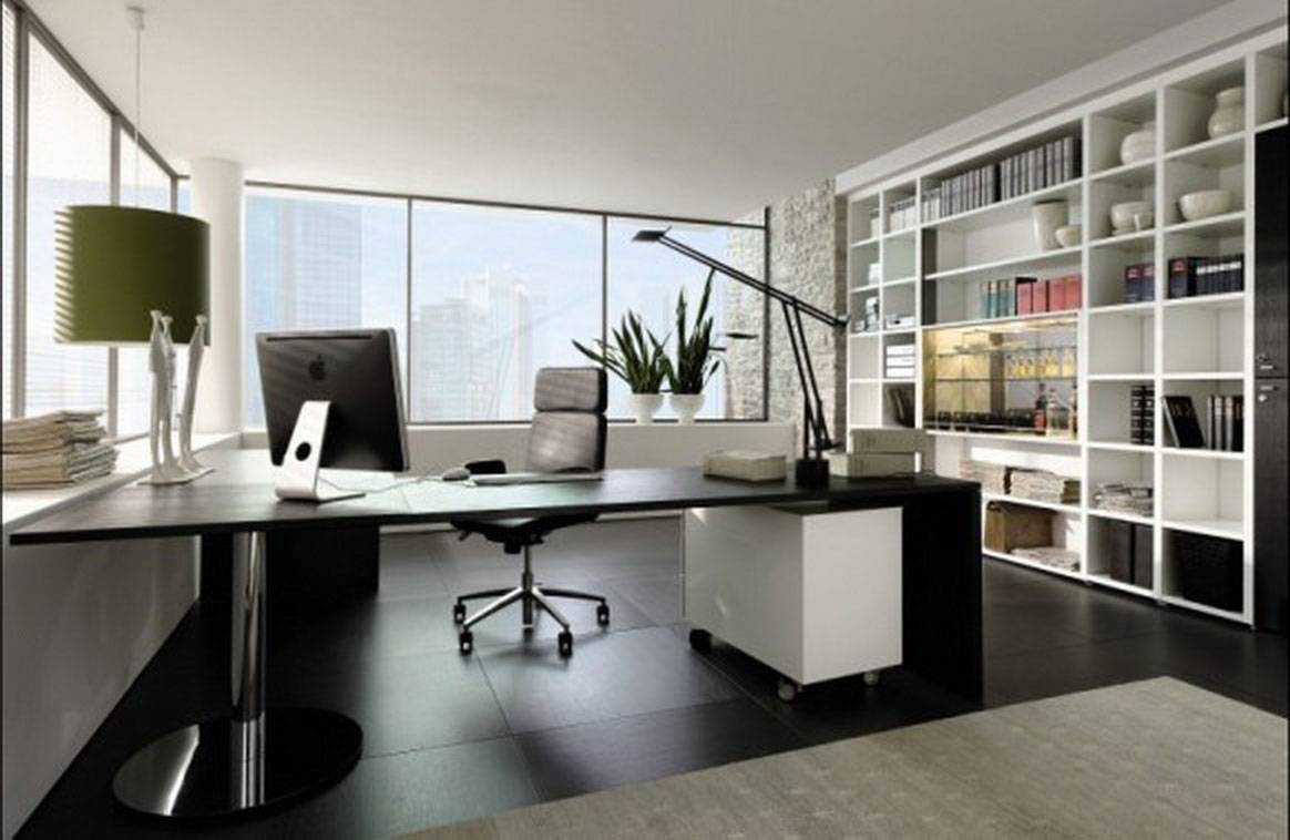 Contemporary office design ideas of modern home office design
