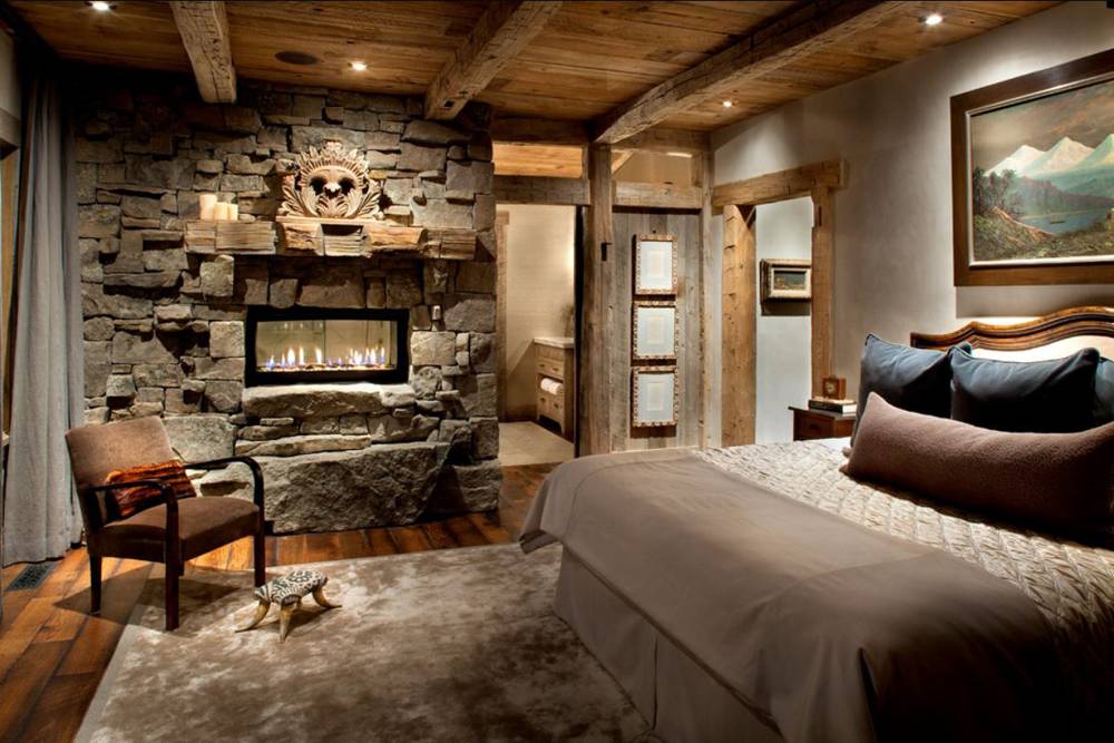 Rustic bedroom peace design master bedroom