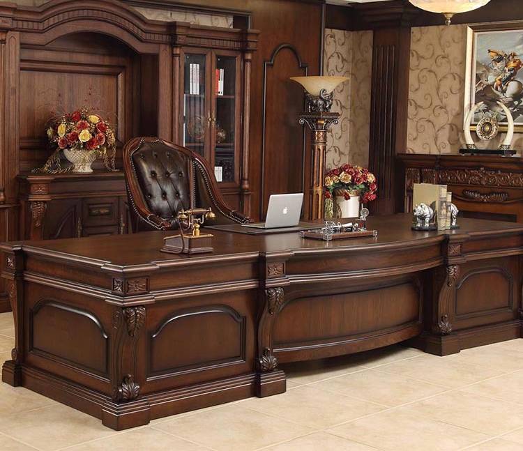 solid wood office furniture