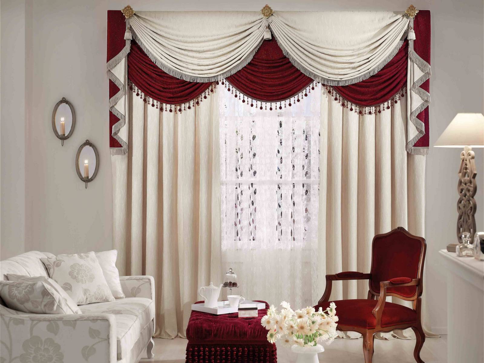 apartment living room curtain ideas