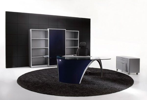 futuristic office table luna by uffix 3 35 Super Modern Office Desk Designs - Designs Mag