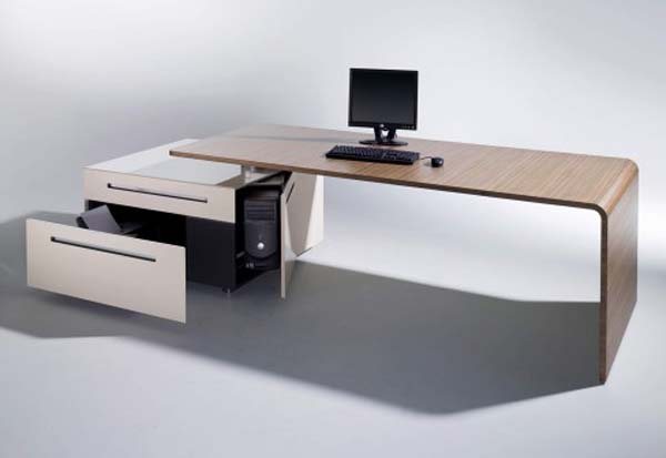 lane desk 2 35 Super Modern Office Desk Designs - Designs Mag