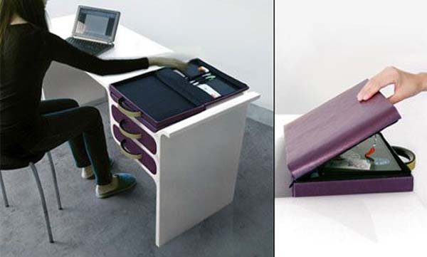 drawer bag 35 Super Modern Office Desk Designs - Designs Mag