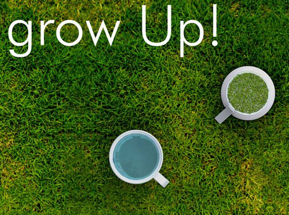 Grow Up Coffee Mug