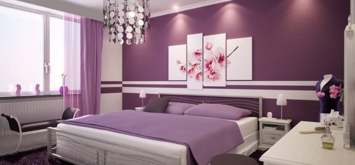 16 Beautiful purple bedrooms – a paradise for the eyes