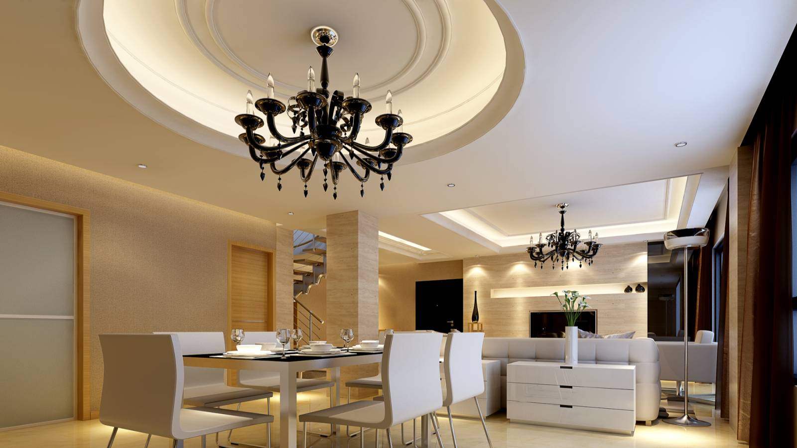 24 Interesting Dining Room Ceiling Design Ideas