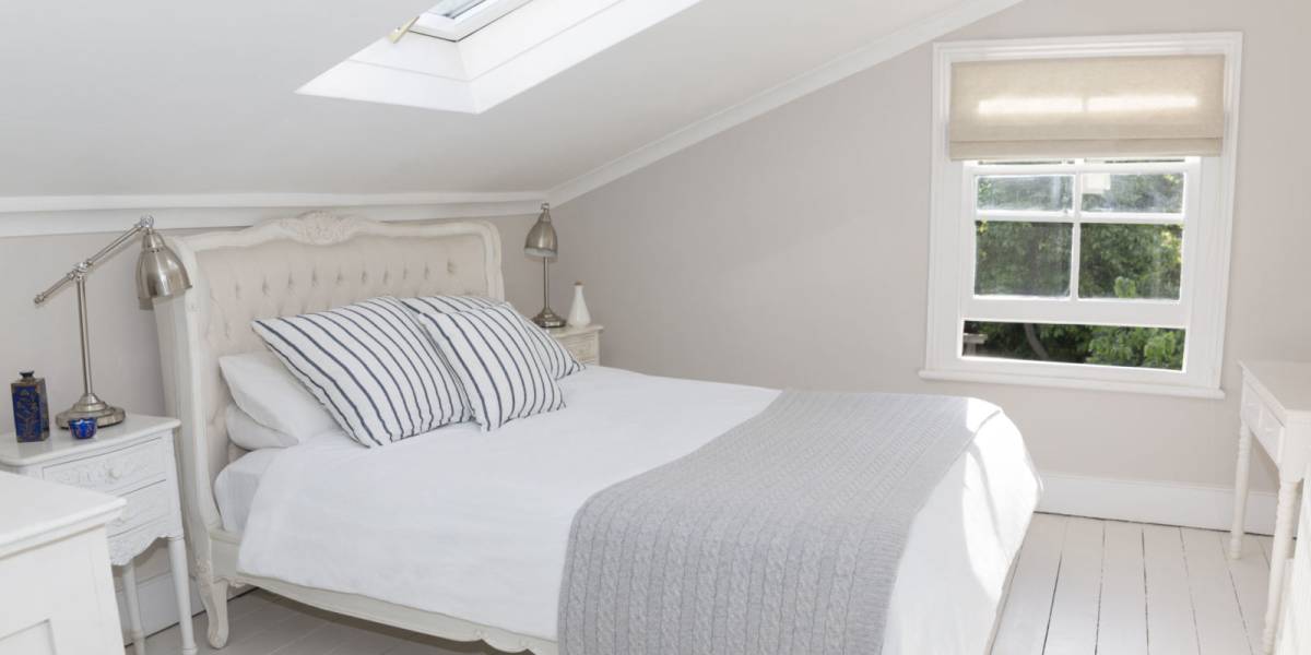White Bedroom Colors For Attic Room