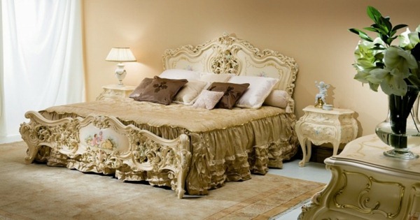 bedroom in baroque style